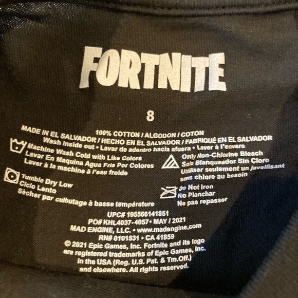 Three NWT Fortnite shirts - Picture 3 of 16